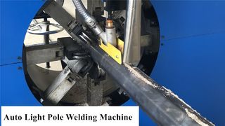 Máy hàn cột đèn đường Máy hàn cực kim tự tháp và máy hàn cực hình bát giác Máy hàn cực